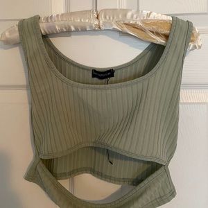 PrettyLittleThing Cutout Shirt Sz. 12